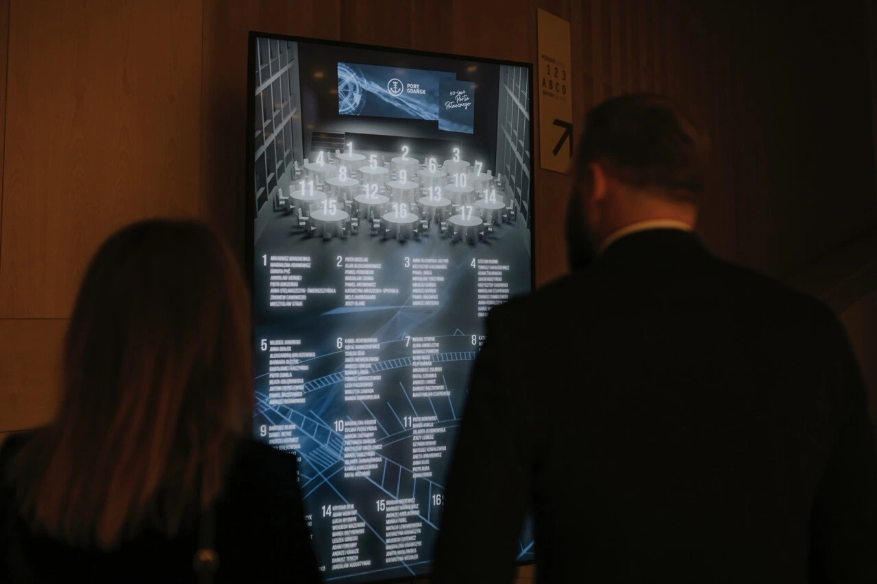 obsługa multimedialna gali  tablica